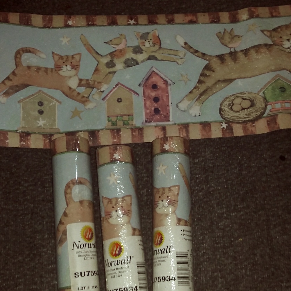 Cat border wallpaper